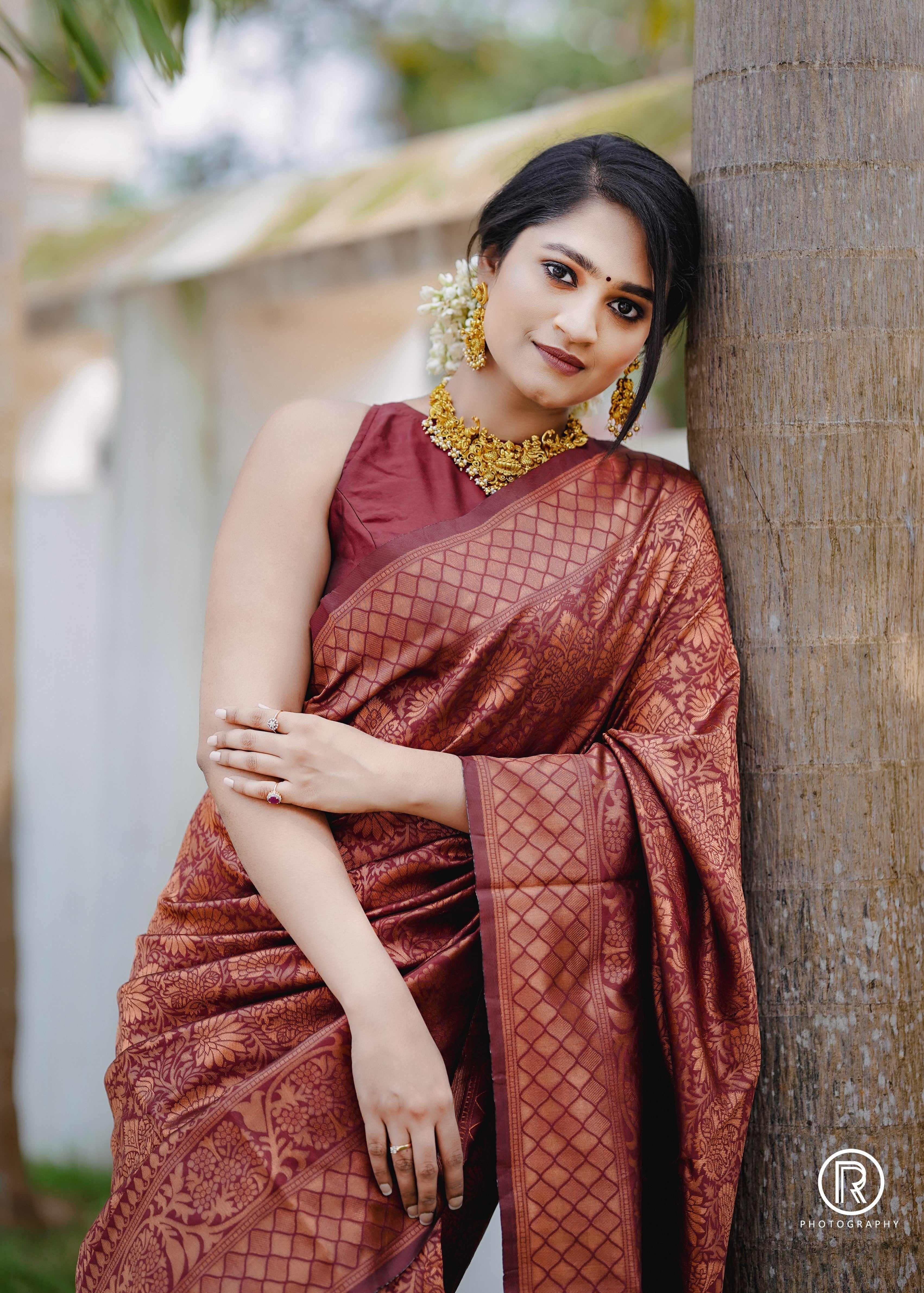 Impressive Maroon Soft Silk Saree With Miraculous Blouse Piece
