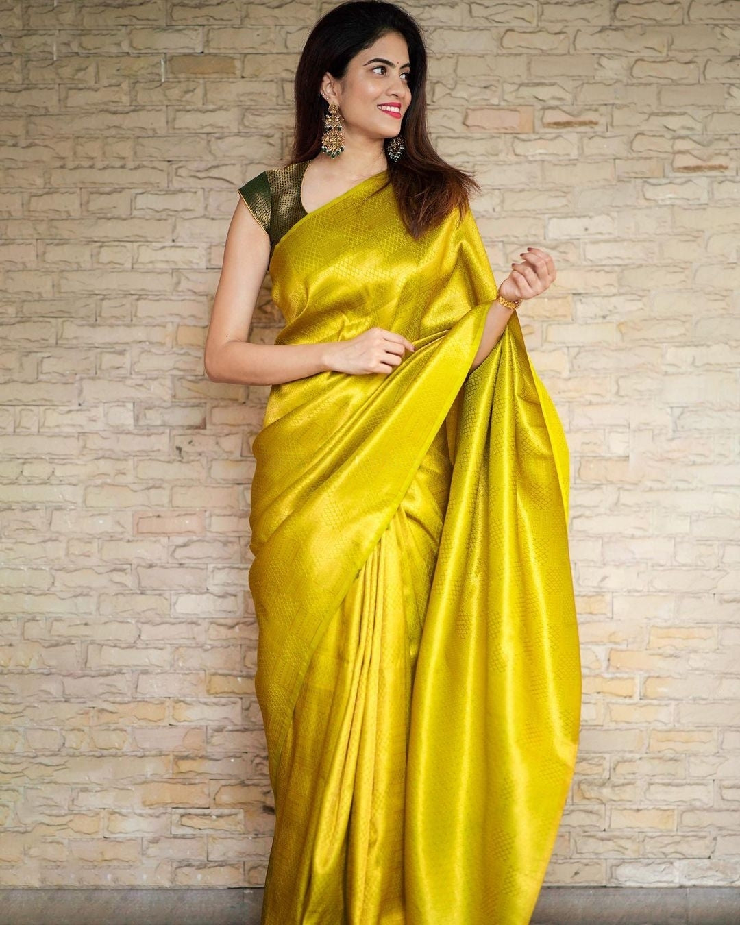 Devoted Yellow Soft Silk Saree With Charitable Blouse Piece