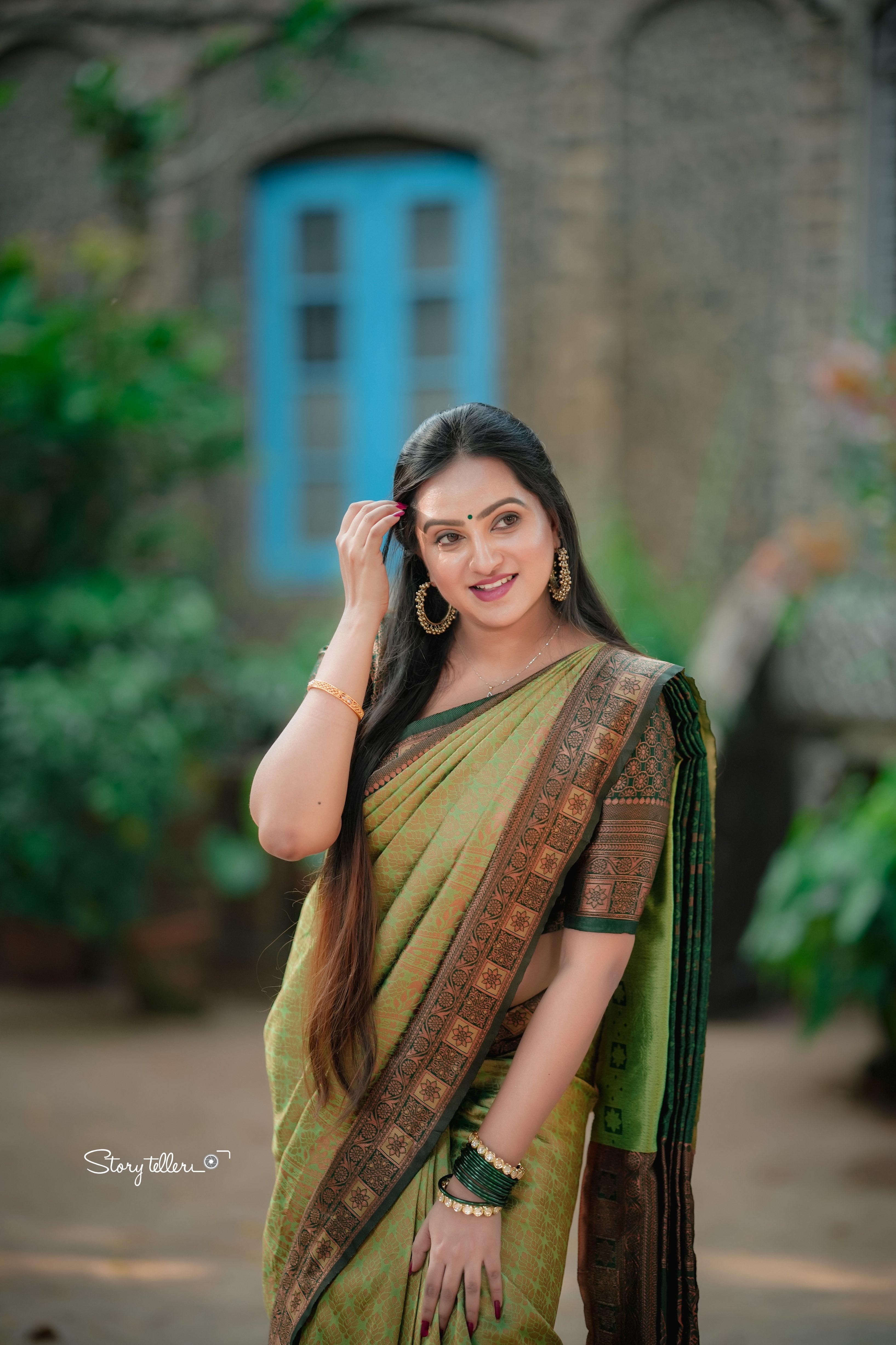 Melodious Green Soft Silk Saree With Impressive Blouse Piece