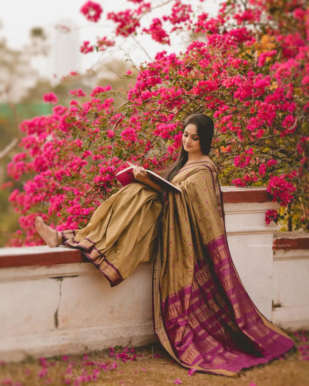Charming Dark Beige Banarasi Silk Saree With Soporific Blouse Piece
