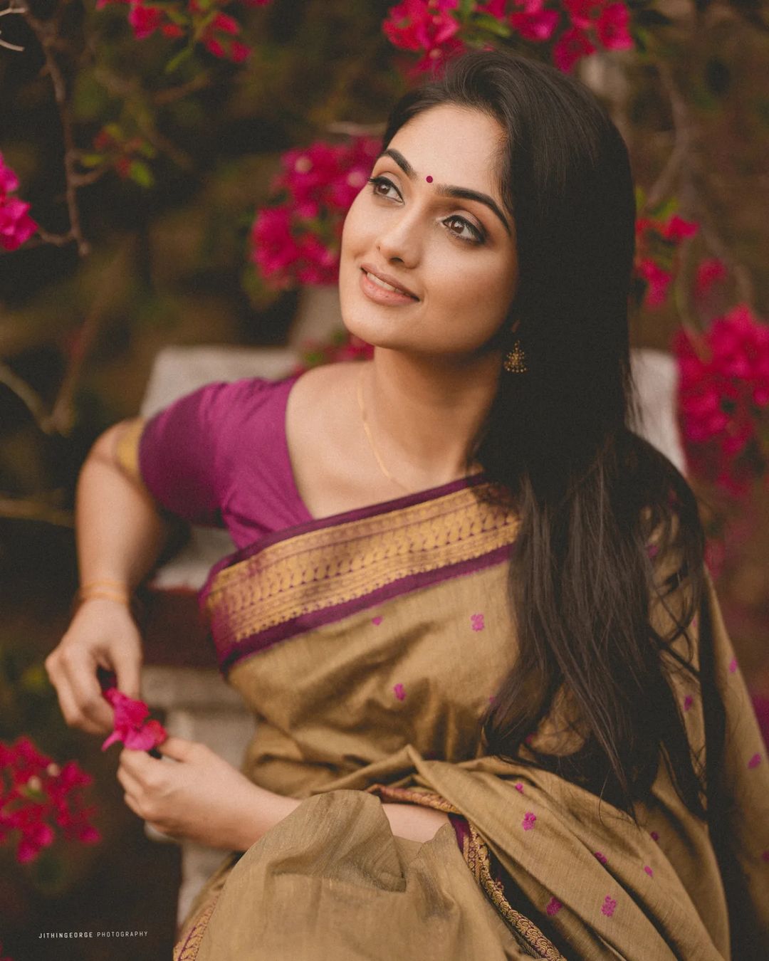 Charming Dark Beige Banarasi Silk Saree With Soporific Blouse Piece