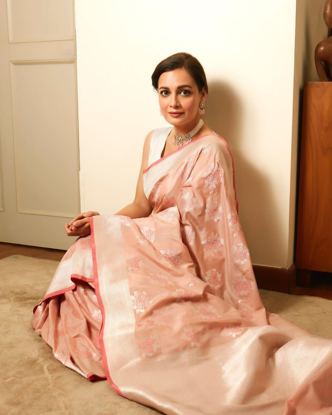 Cultured Beige Banarasi Silk Saree With Unstinting Blouse Piece