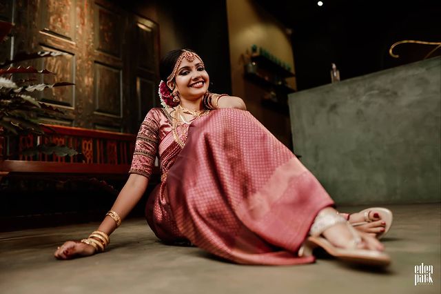 Lassitude Wine Soft Silk Saree With Nemesis Blouse Piece