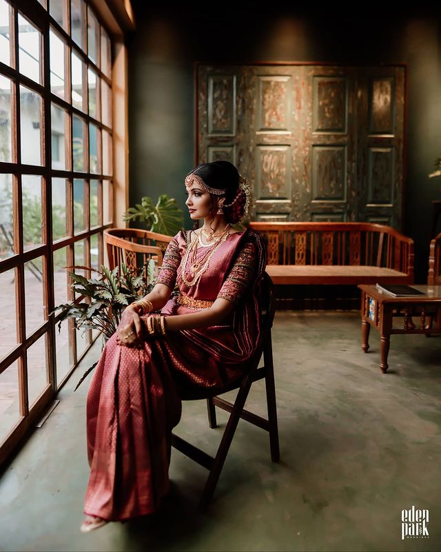 Lassitude Wine Soft Silk Saree With Nemesis Blouse Piece