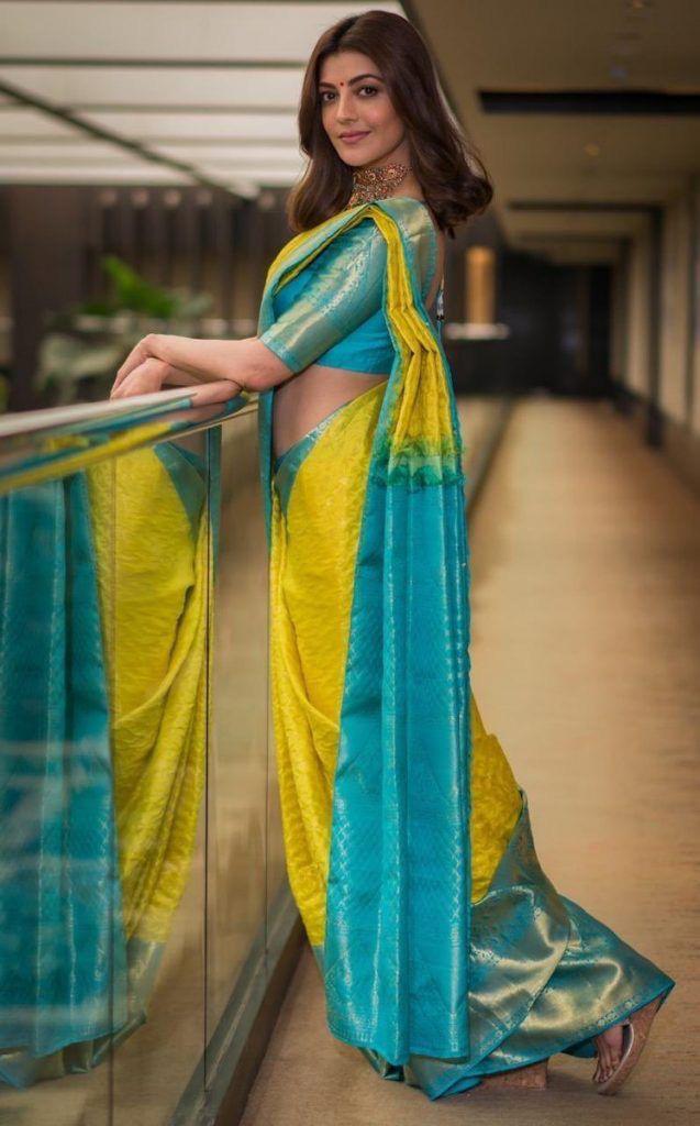 Pretty Yellow Banarasi Silk Saree With Glamorous Blouse Piece