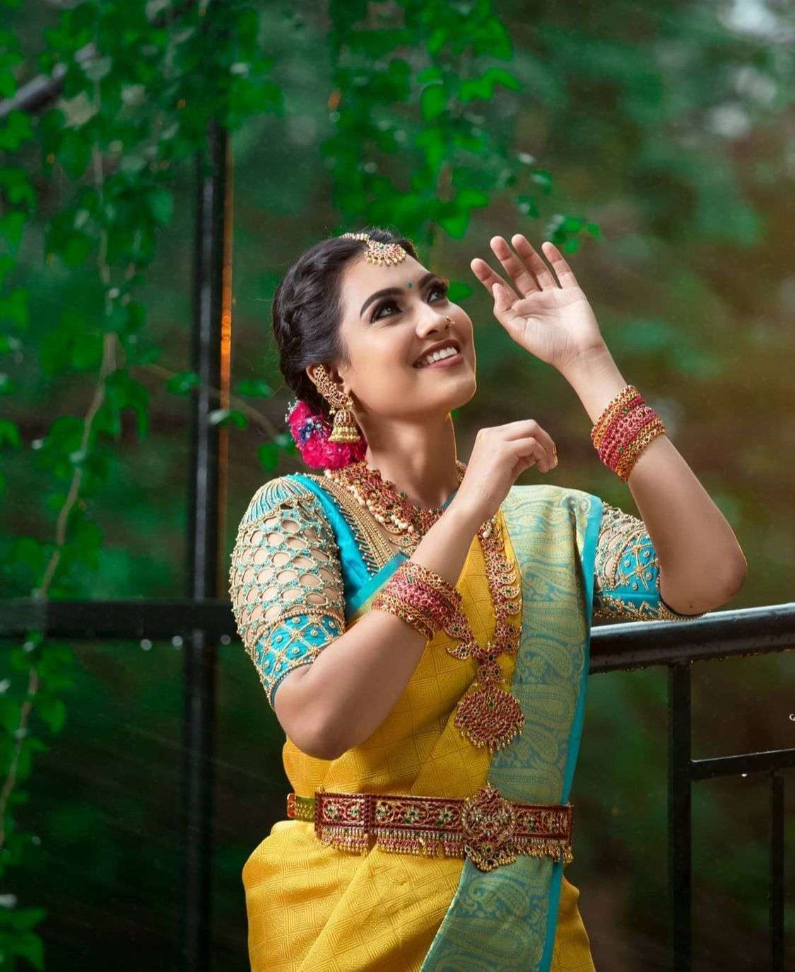 Cultured Yellow Banarasi Silk Saree With Charming Blouse Piece