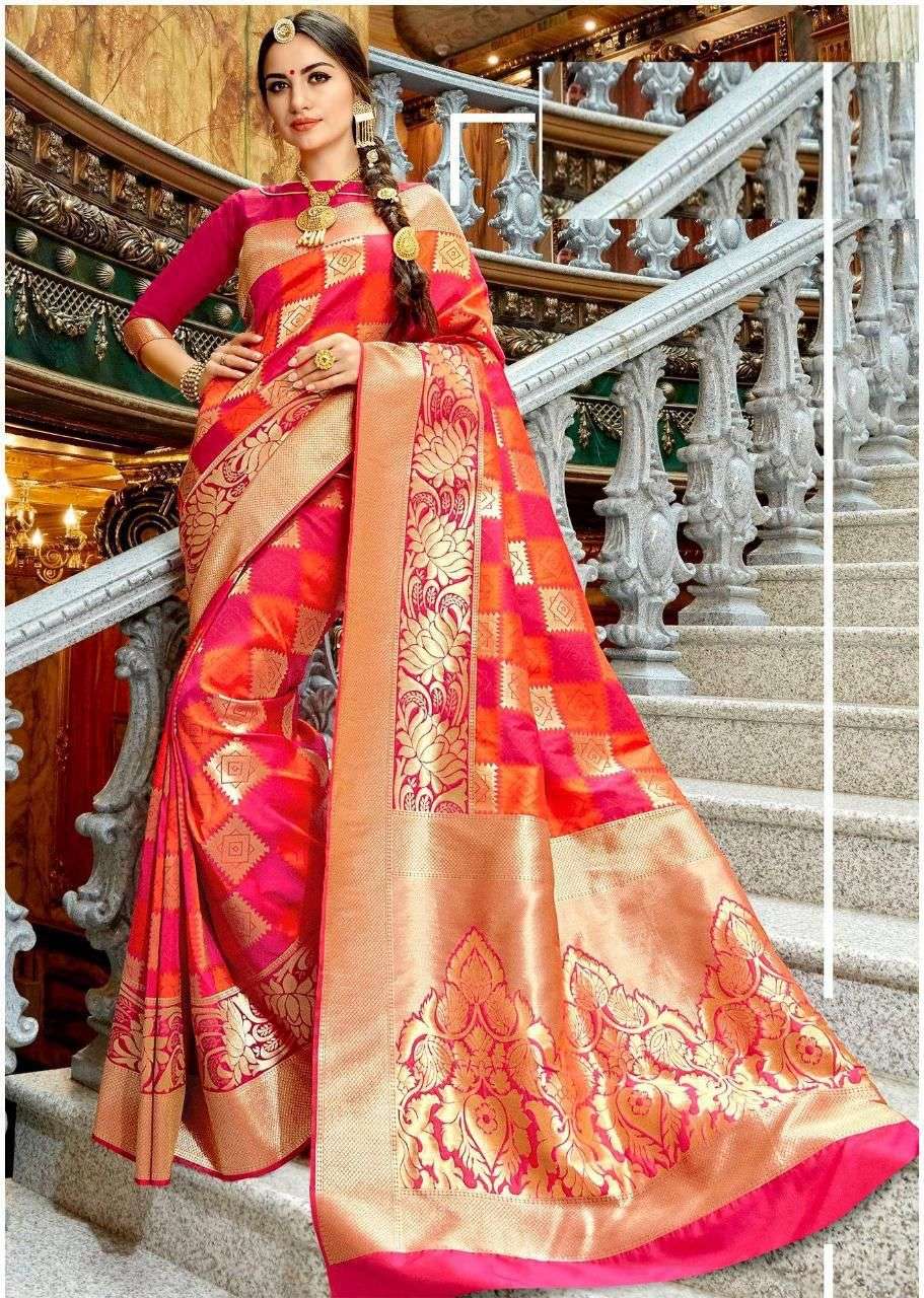 Lovely Pink Soft Silk Saree With Outstanding Blouse