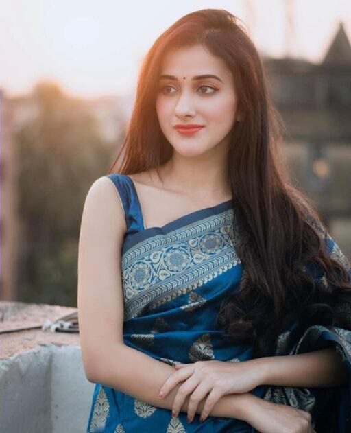 Elegant Blue Banarasi Silk Saree With Stunning Blouse Piece