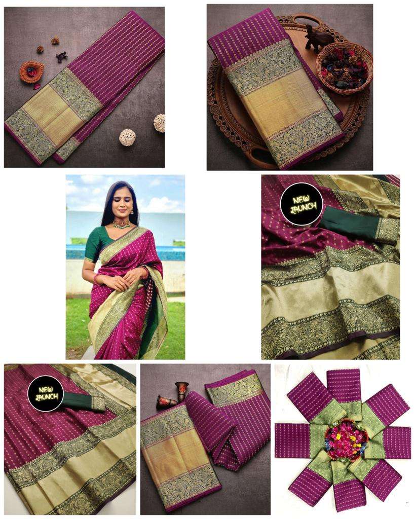 Alluring Pink Soft Silk Saree With Splendorous Blouse Piece