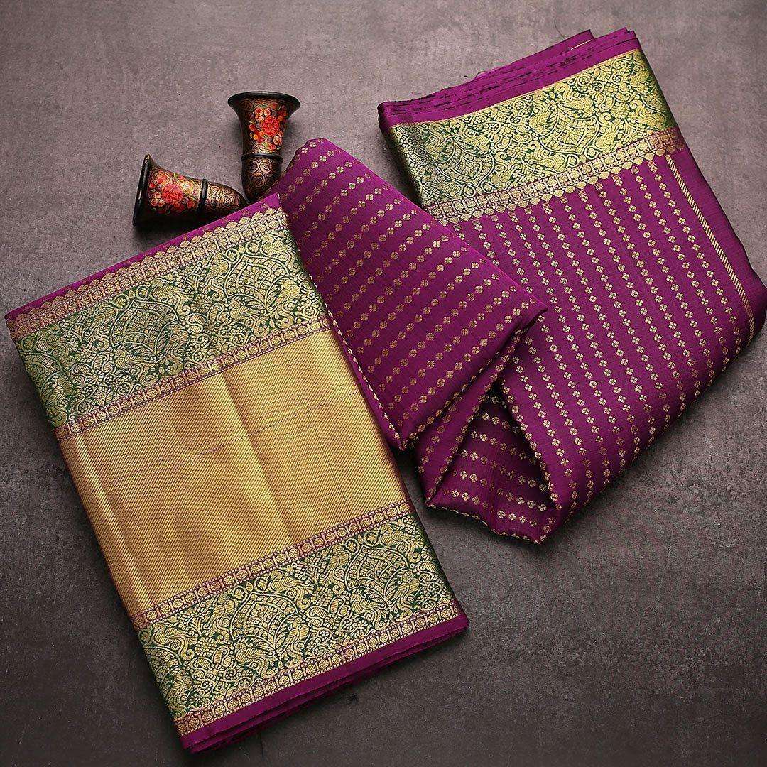 Alluring Pink Soft Silk Saree With Splendorous Blouse Piece