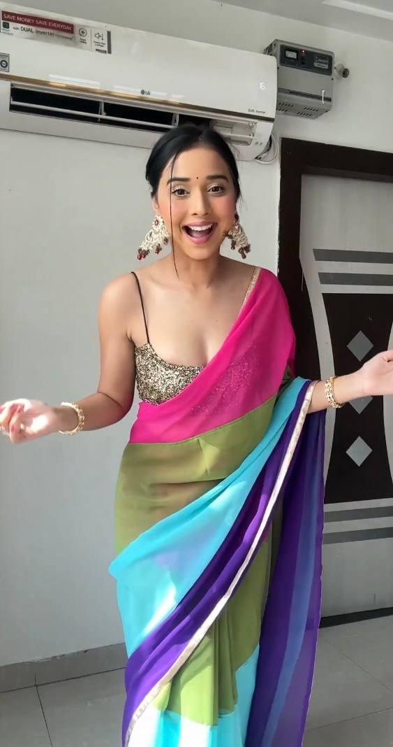 Exemplary 1-Minute Ready To Wear Multicolour Georgette Saree