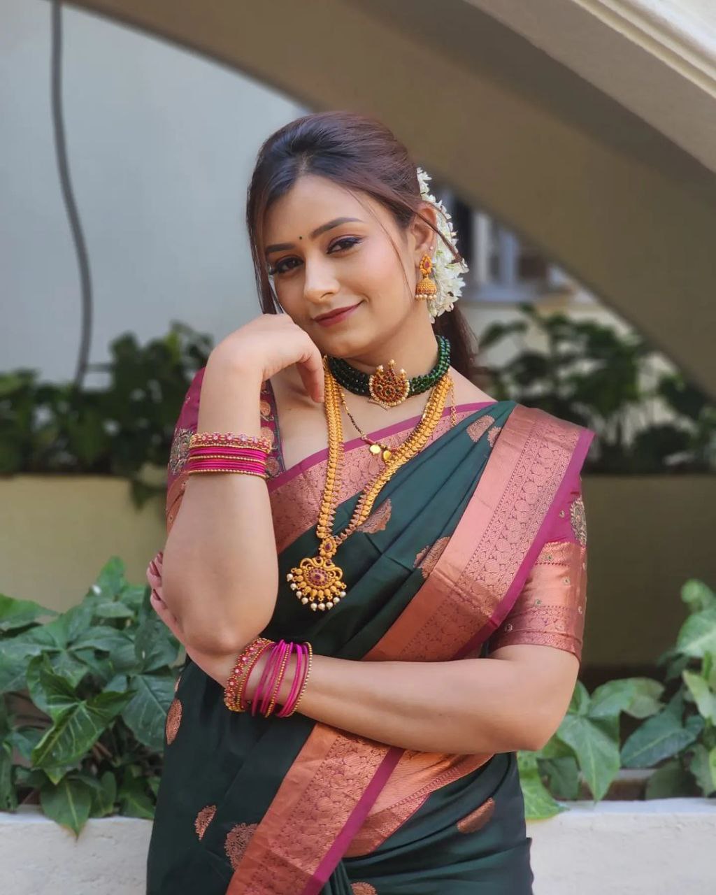 Incomparable Green Soft Silk Saree With Sublime Blouse Piece