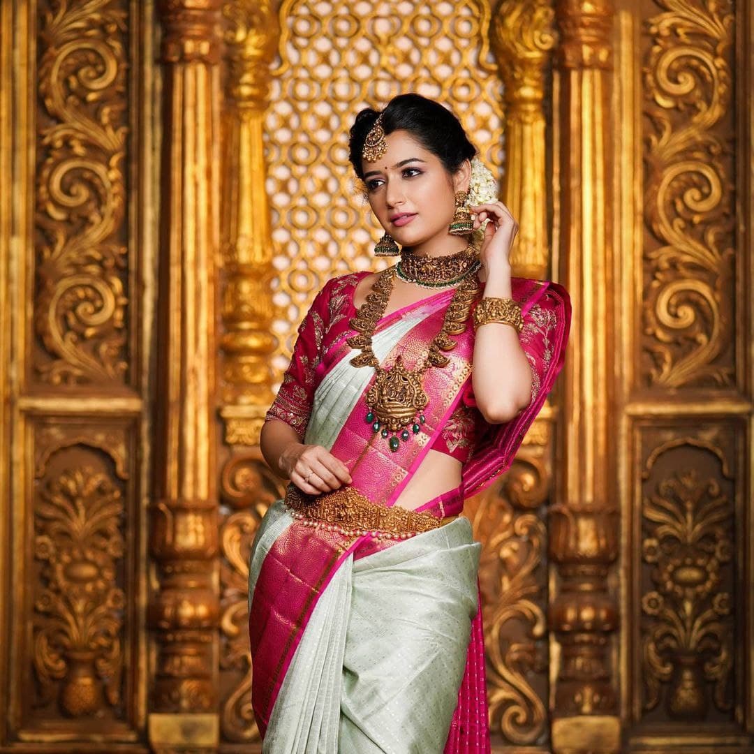 Fascinatingly Pista Soft Silk Saree With Two Tempting Blouse Piece