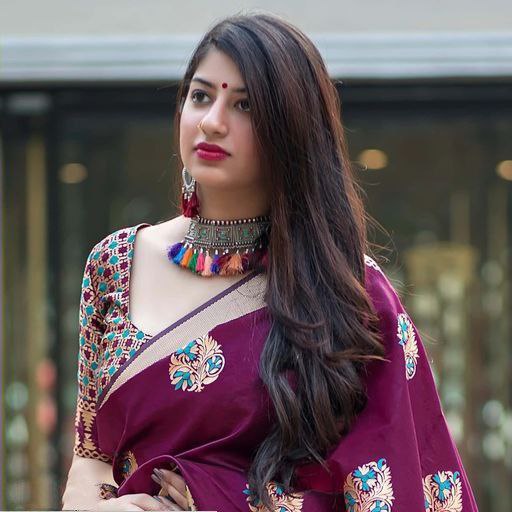 Enticingly Maroon Soft Silk Saree With Exquisiteness Blouse Piece