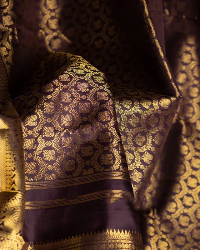 Notable Brown Soft Silk Saree With Mesmerizingly Blouse Piece