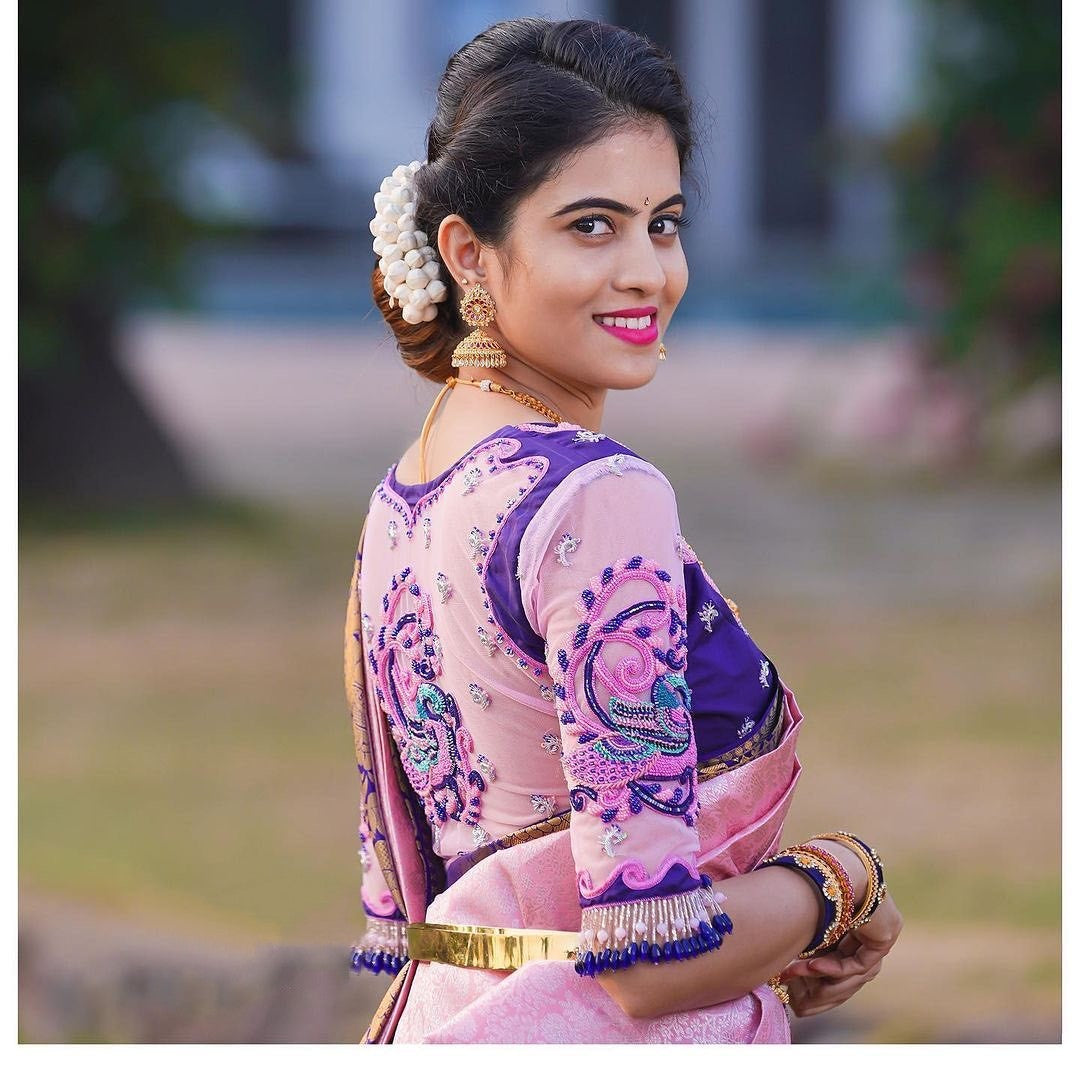 Exceptional Pink Soft Silk Saree With Famous Blouse Piece