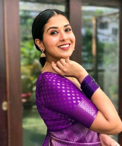 Exquisite Purple Soft Silk Saree With Tasteful Blouse Piece